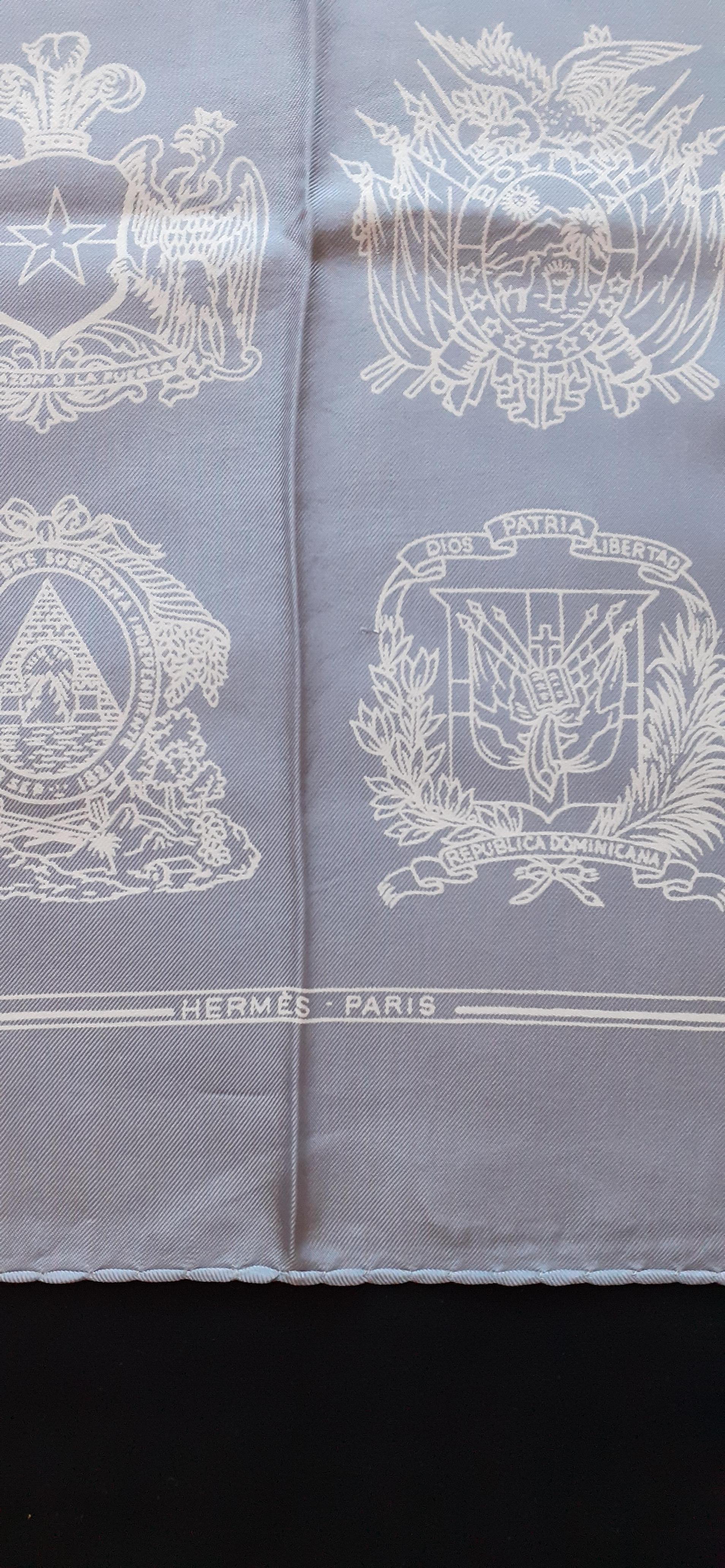 Exceptional Hermès Vintage Silk Scarf O.N.U ONU Hugo Grygkar 1951  1