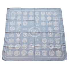 Exceptional Hermès Vintage Silk Scarf O.N.U ONU Hugo Grygkar 1951