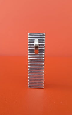 Exceptional Hermès Vintage Silver Lipstick Holder and its Case