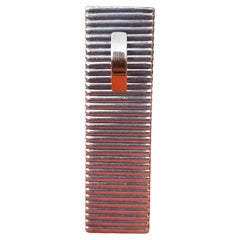 Exceptional Hermès Vintage Silver Lipstick Holder and its Case 