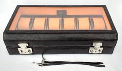 Exceptional Hermès Watch Box in Crocodile 12 Boxes Rare