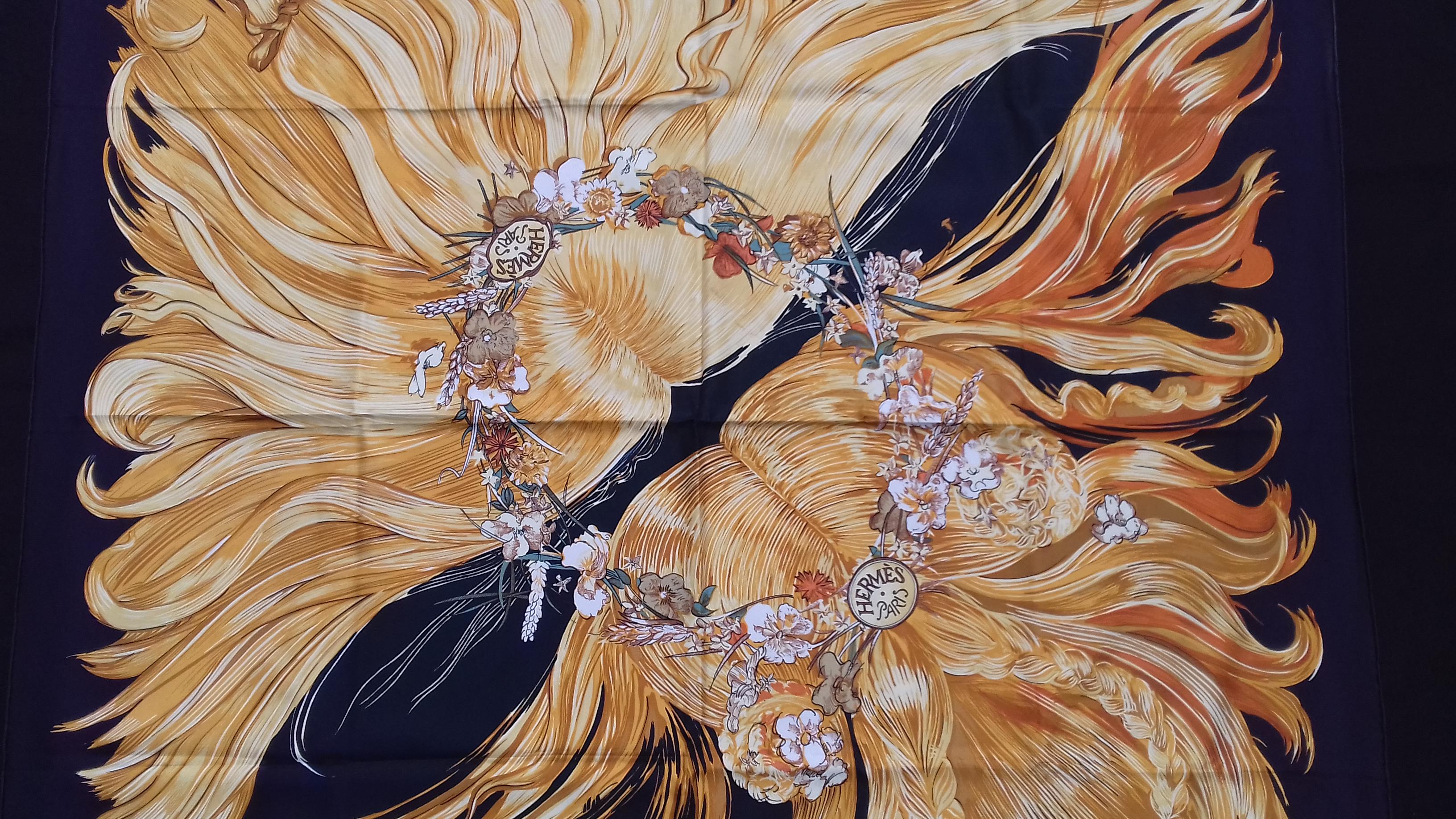 Gorgeous Authentic Hermès Scarf

Extremely RARE, this scarf is waterproof ! 

Hermès made few, but stopped production as it was too difficult and expensive. Hard to find

This waterproof scarf can be cleaned with a damp cloth

Print: 