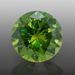 Exceptional Horsetail Inclusion 1.59 Ct Russian Demantoid