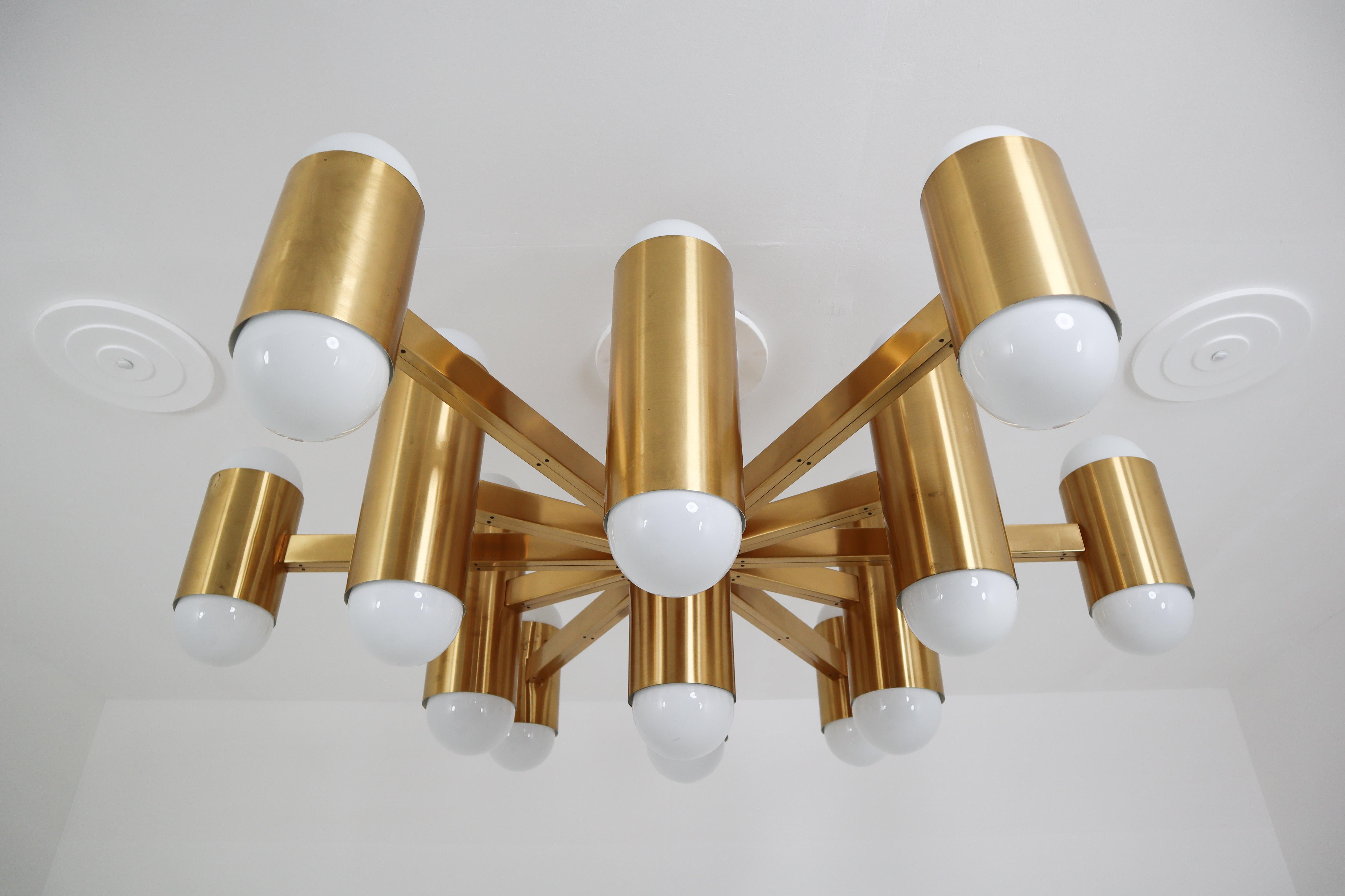 French Exceptional Impressing Size Brass Chandelier Consist of Twenty-Six Lights