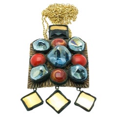 Exceptional Irina Paris Vintage Pendant, 70s