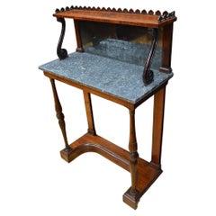 Exceptional Irish Regency Rosewood console table
