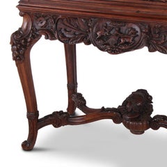 Exceptional Italian Carved and Painted Cabinet