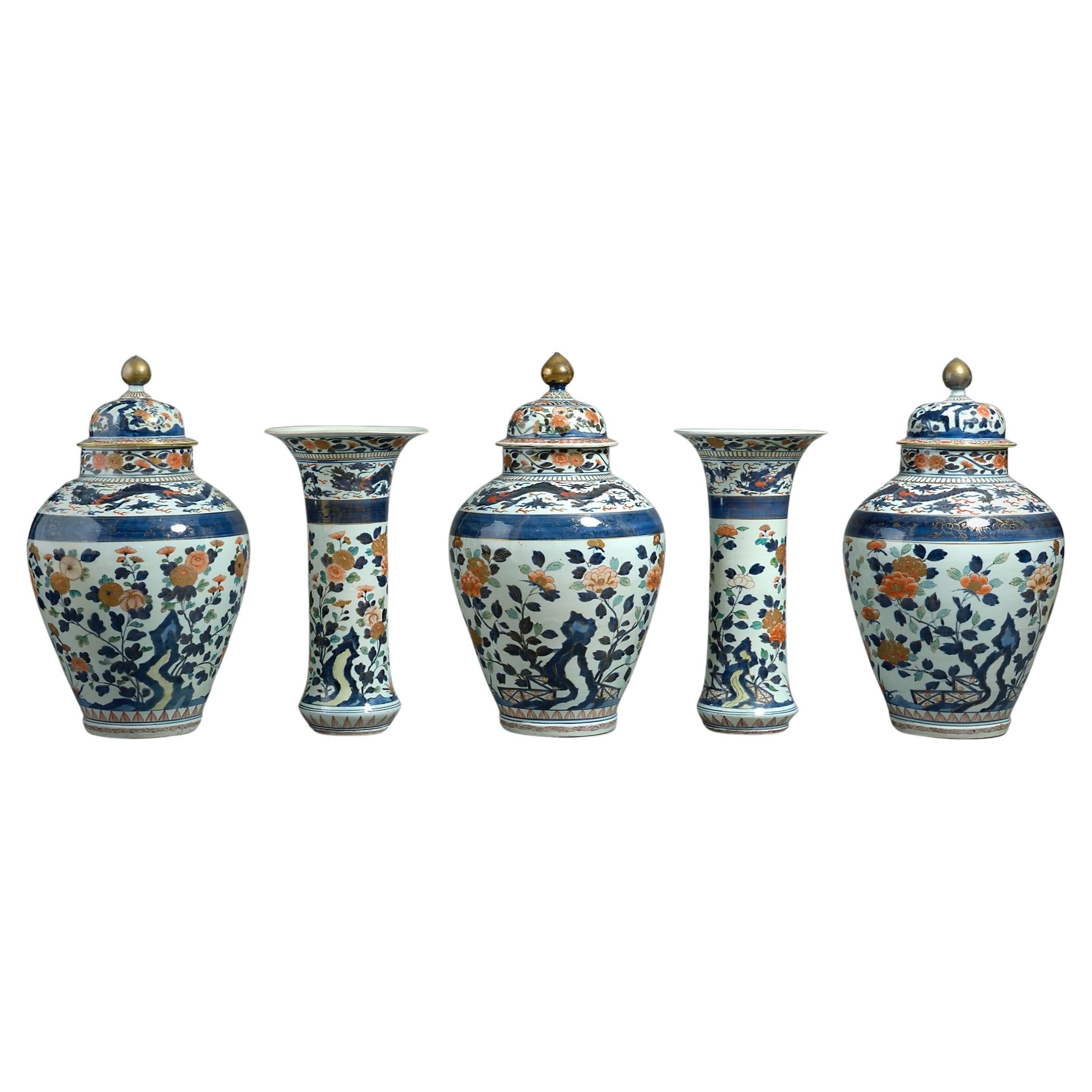 Excepcionales muebles japoneses de palacio Imari