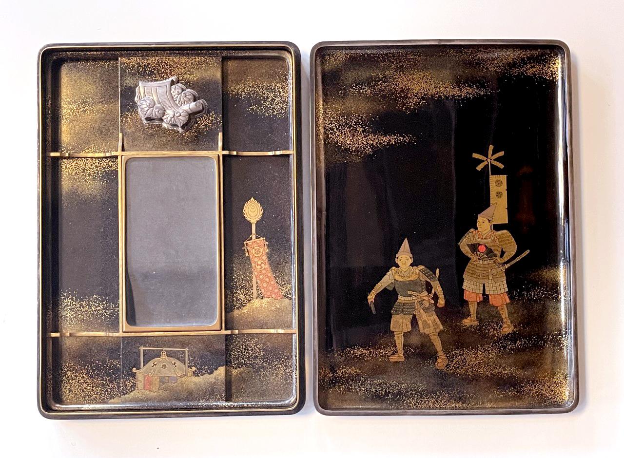 18th Century and Earlier Exceptional Japanese Lacquer Suzuribako Edo Period with Provenance Note
