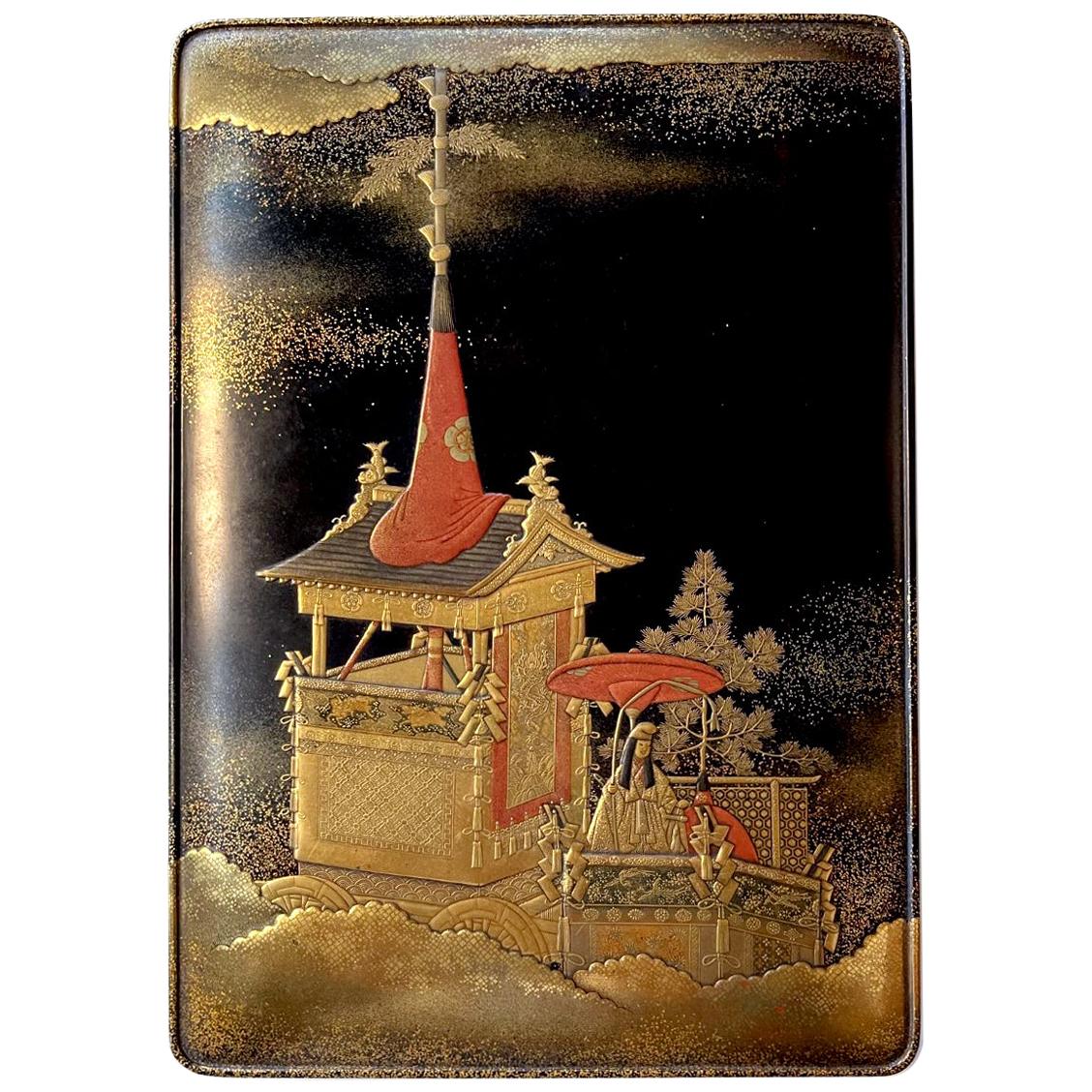 Exceptional Japanese Lacquer Suzuribako Edo Period with Provenance Note