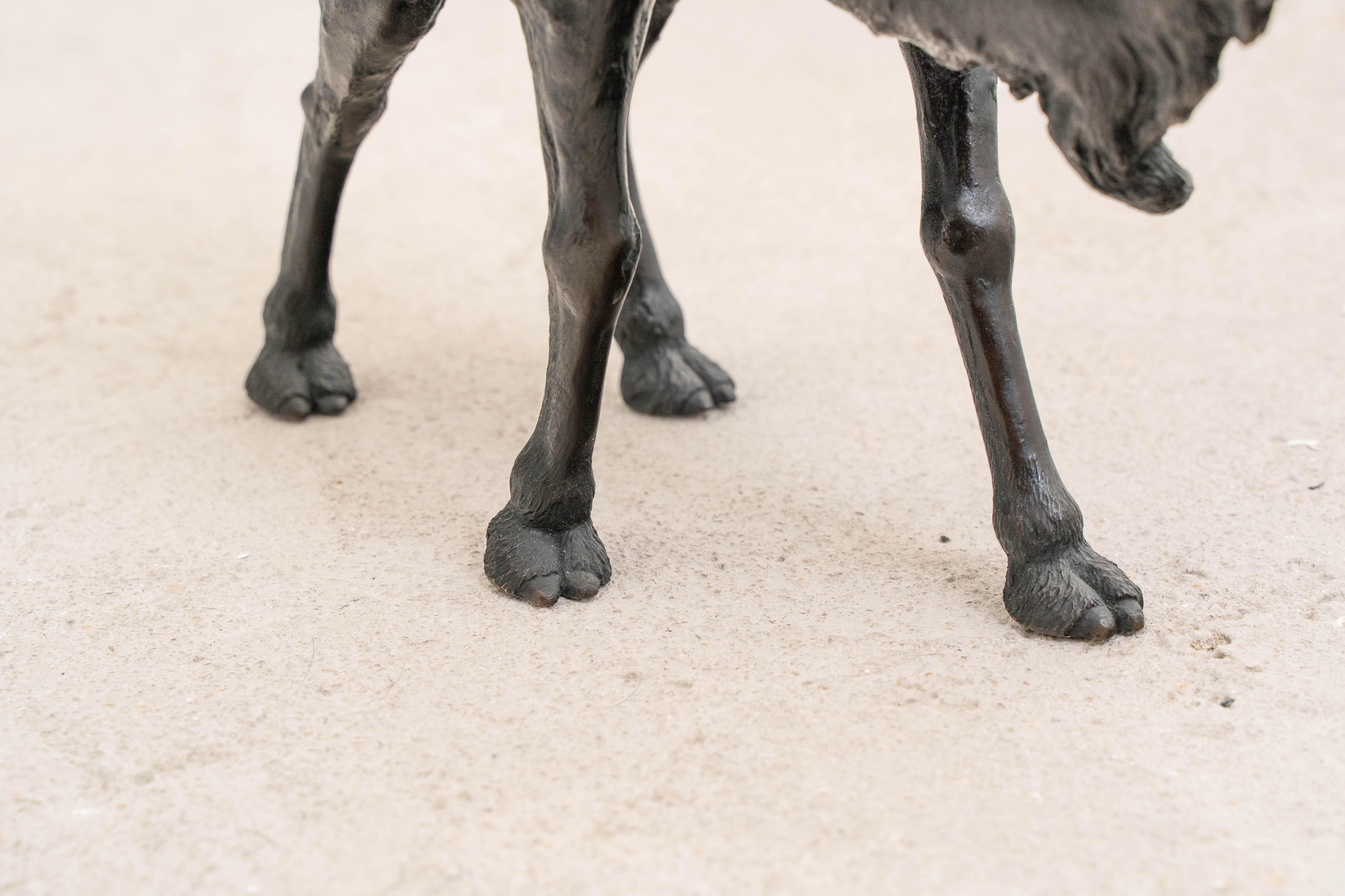 Genryusai Seiya: An Important Patinated Bronze Okimono of a Bactrian Camel In Good Condition For Sale In Budapest, HU