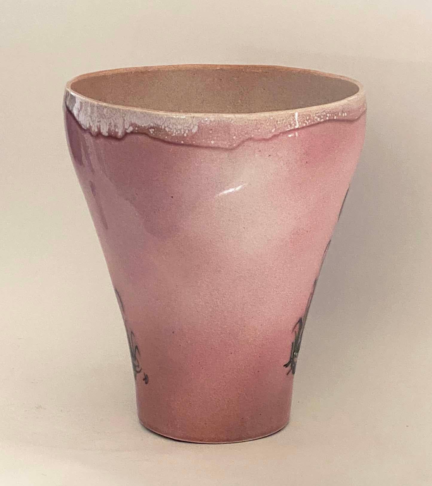 Eccezionale Karl Drerup per Vontury 1940 Europa e il Toro Grande Vaso In condizioni buone in vendita a Minneapolis, MN