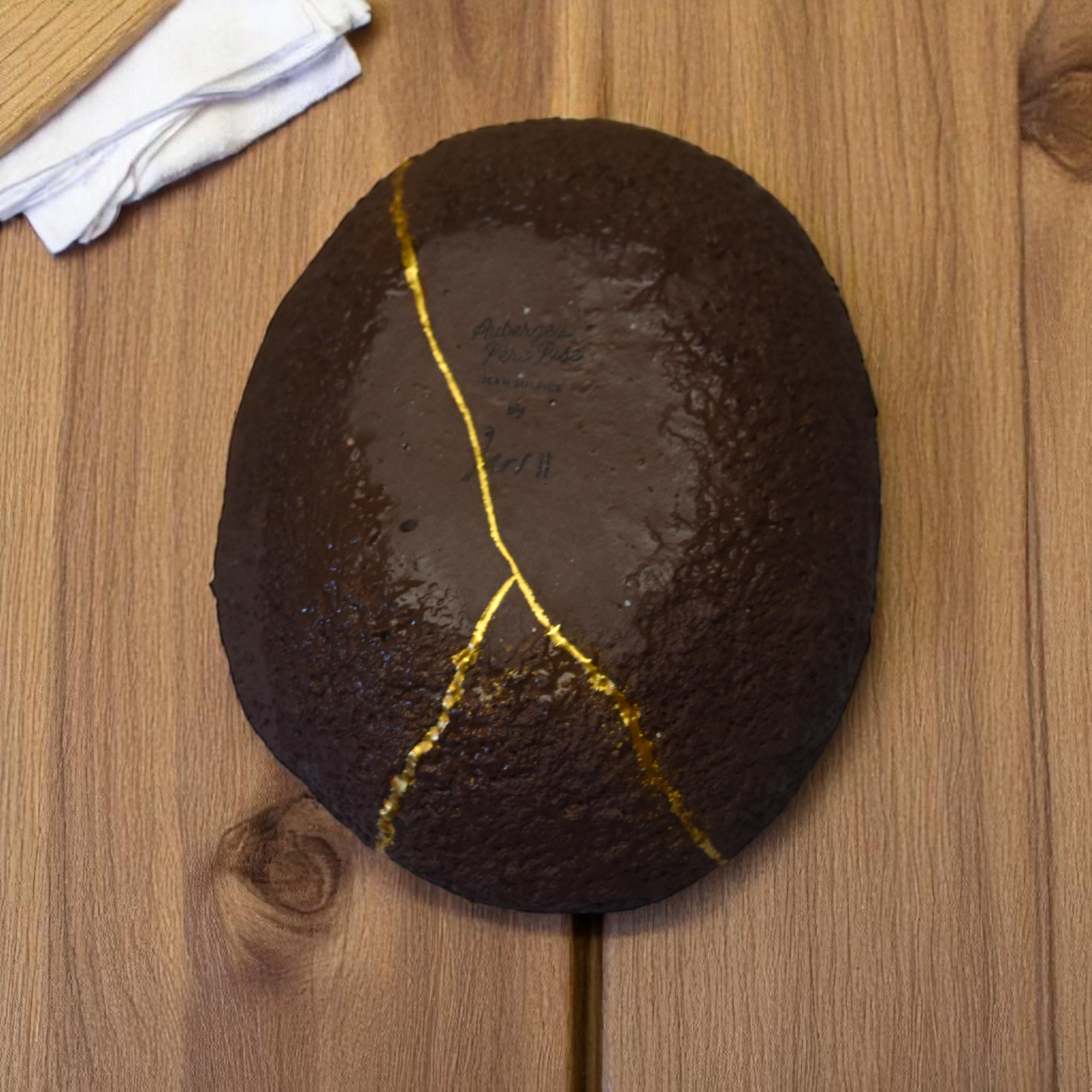 Français Exceptionnel  Bol en JAR de Kintsugi, Auberge du Père Bise en vente