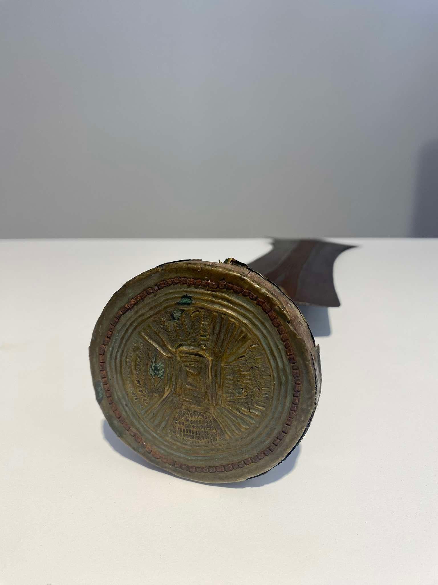 Iron Exceptional Knife Or Saber From The Teke Tribe, Dr Congo / Kongo Brazzaville 19t For Sale