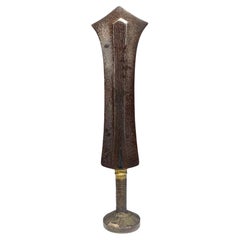 Coltello o sciabola eccezionale della tribù Teke, Kongo Brazzaville 19t