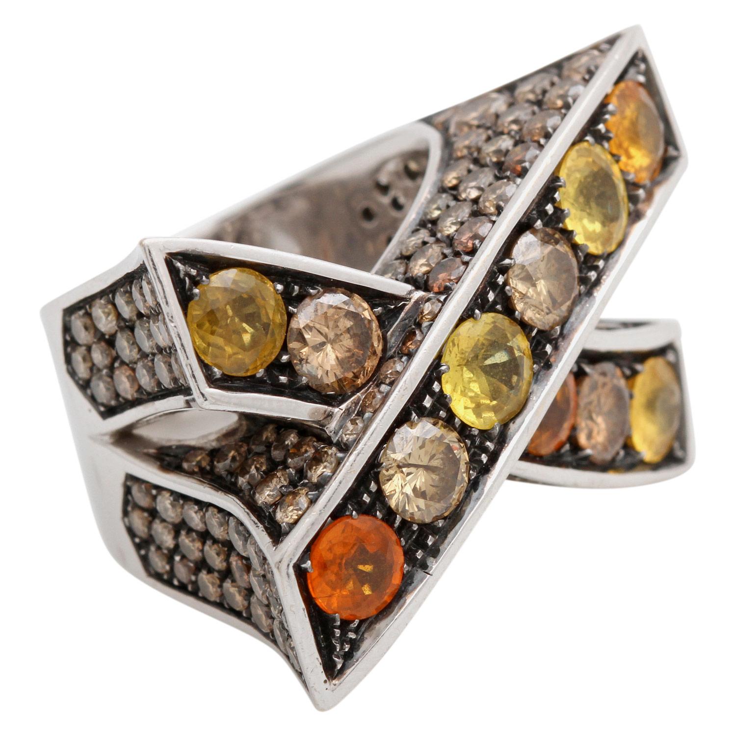 Modern Exceptional Ladies Ring For Sale