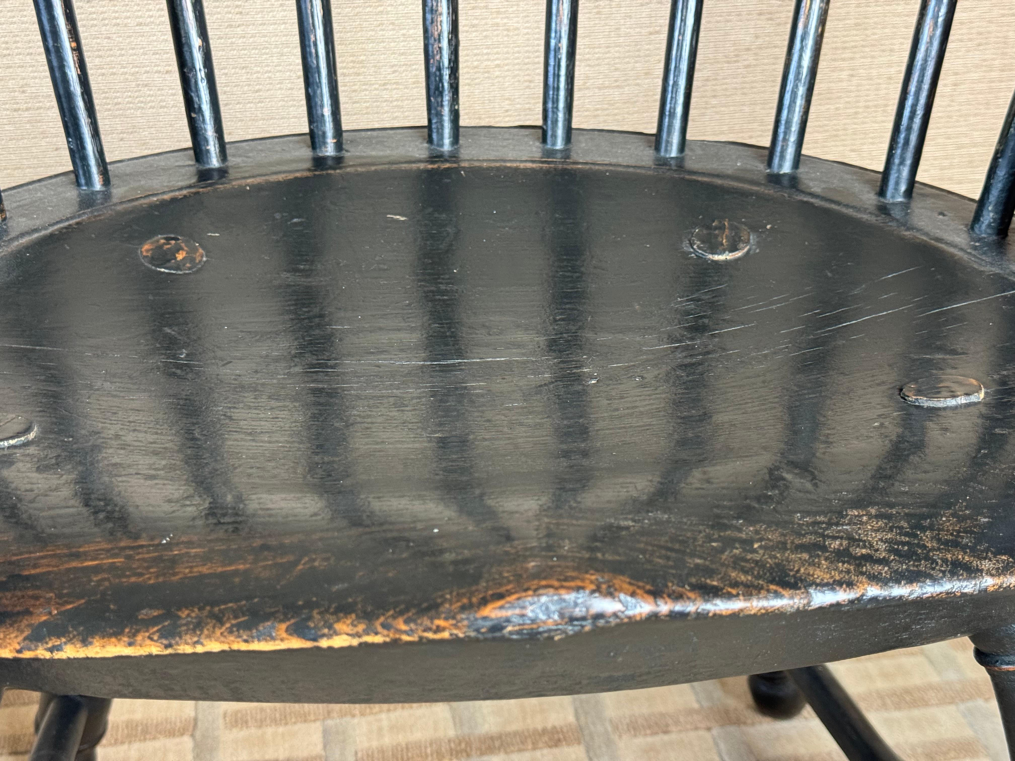 Exceptional Lancaster County Sack Back Windsor Chair For Sale 1