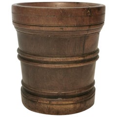 Exceptional Large 18th Century Queen Anne Period Lignum Vitae Mortar