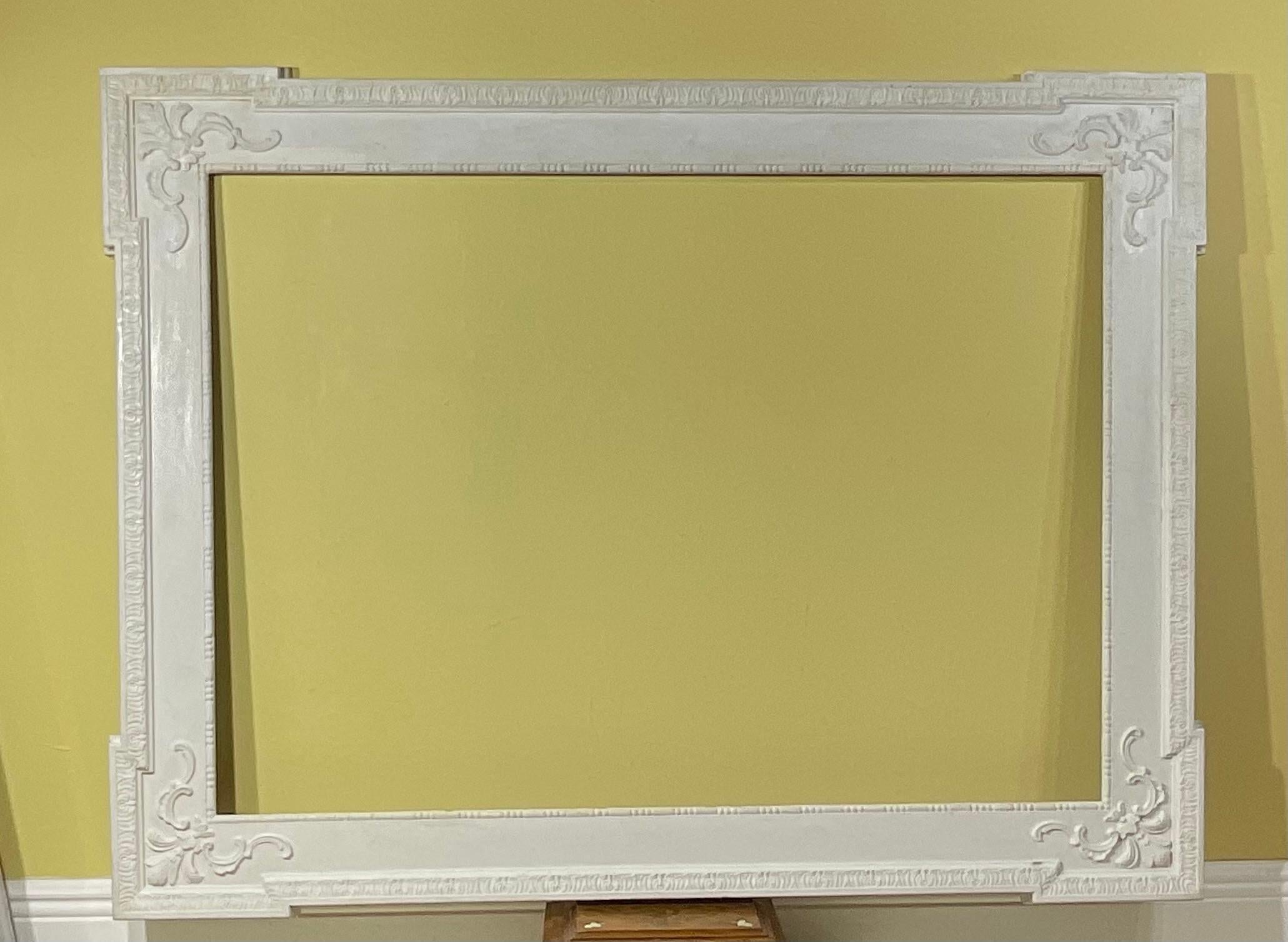 Exceptional Large Antique Ornate Wood Picture/Mirror Frame - 19th Century For Sale 13