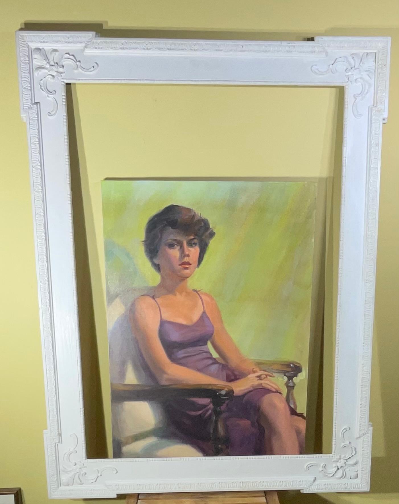 Exceptional Large Antique Ornate Wood Picture/Mirror Frame - 19th Century In Good Condition For Sale In Delray Beach, FL