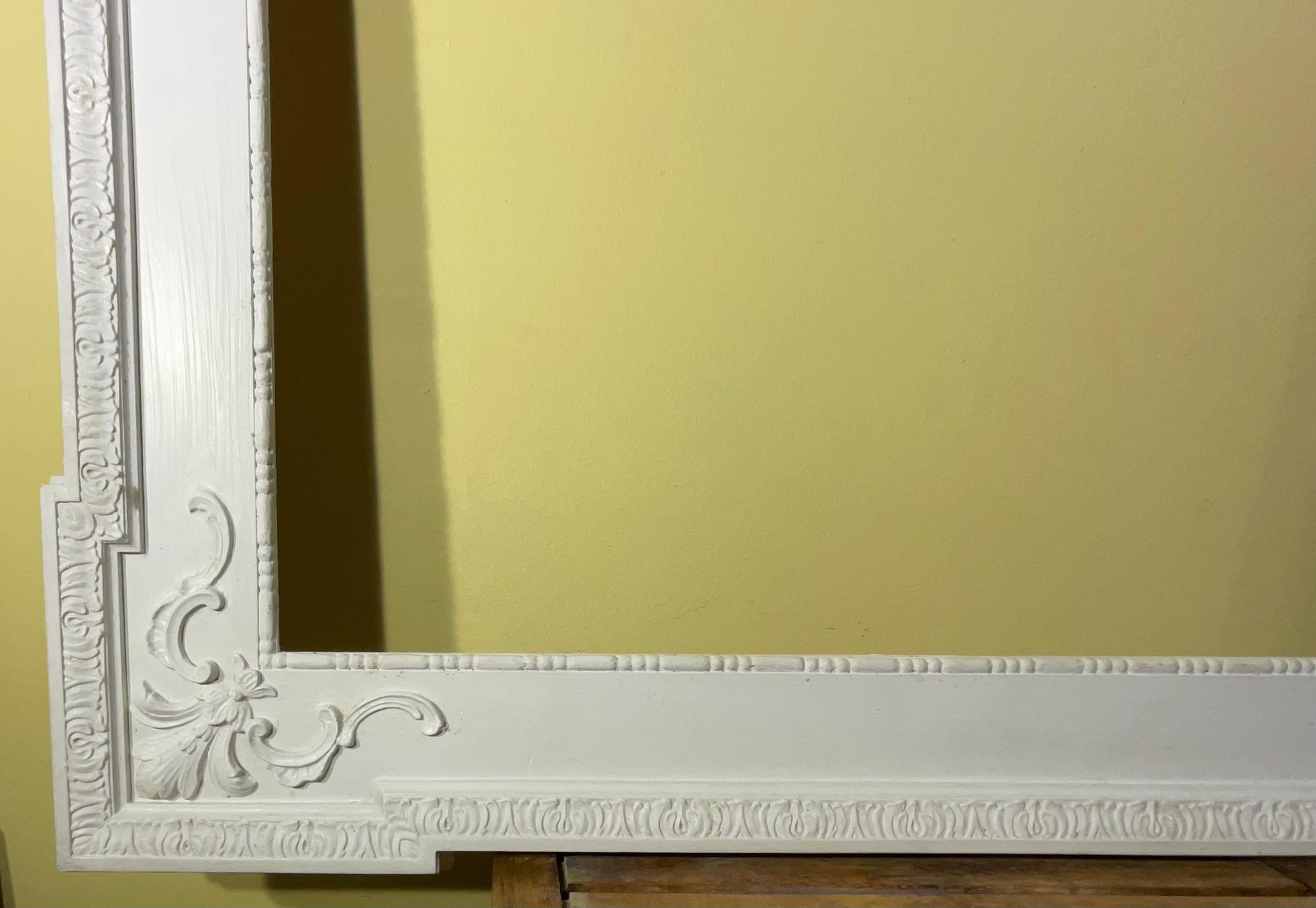 Exceptional Large Antique Ornate Wood Picture/Mirror Frame - 19th Century For Sale 2