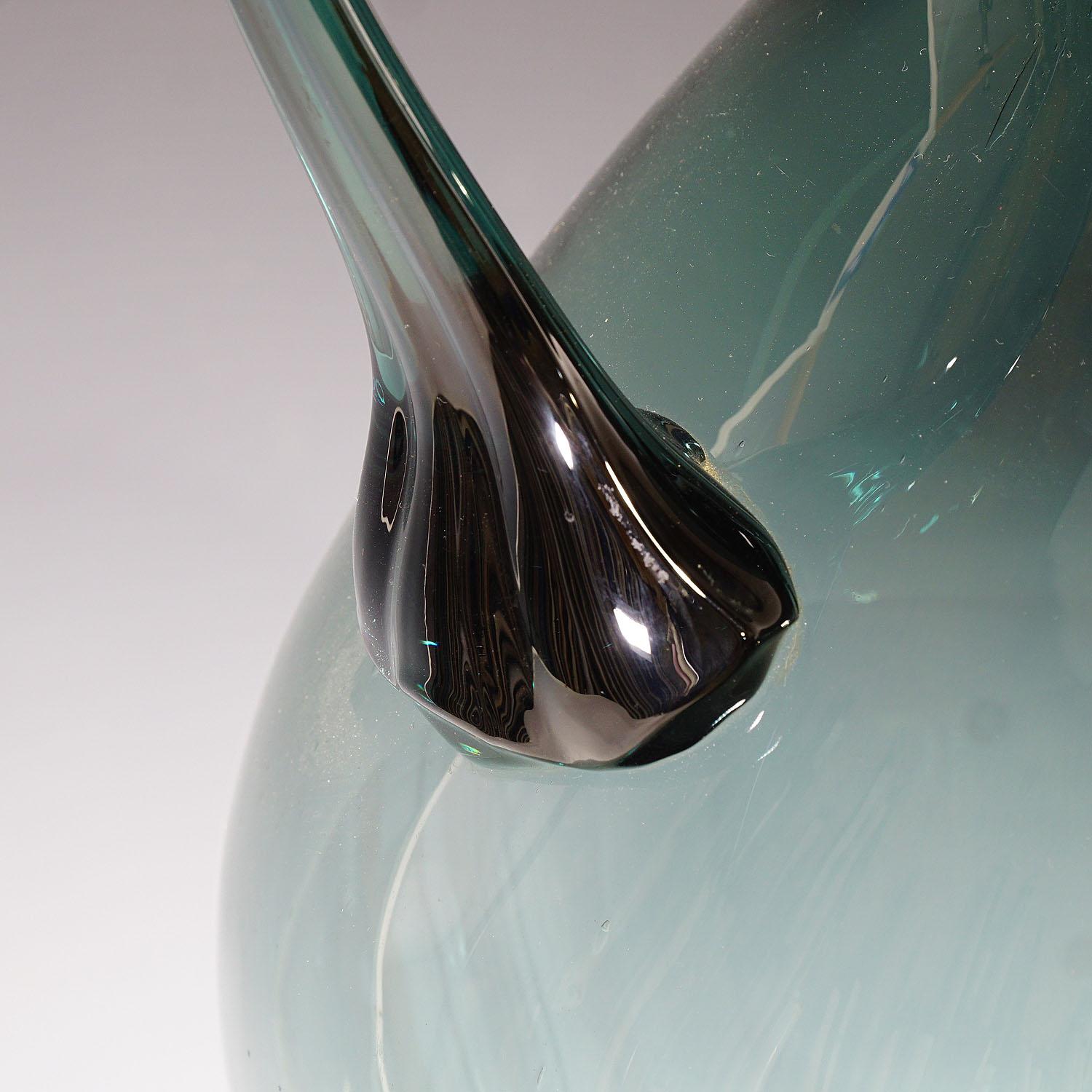 Exceptional Large Bauhaus Floor Vase by Wilhelm Wagenfeld for WMF ca. 1950 In Good Condition For Sale In Berghuelen, DE