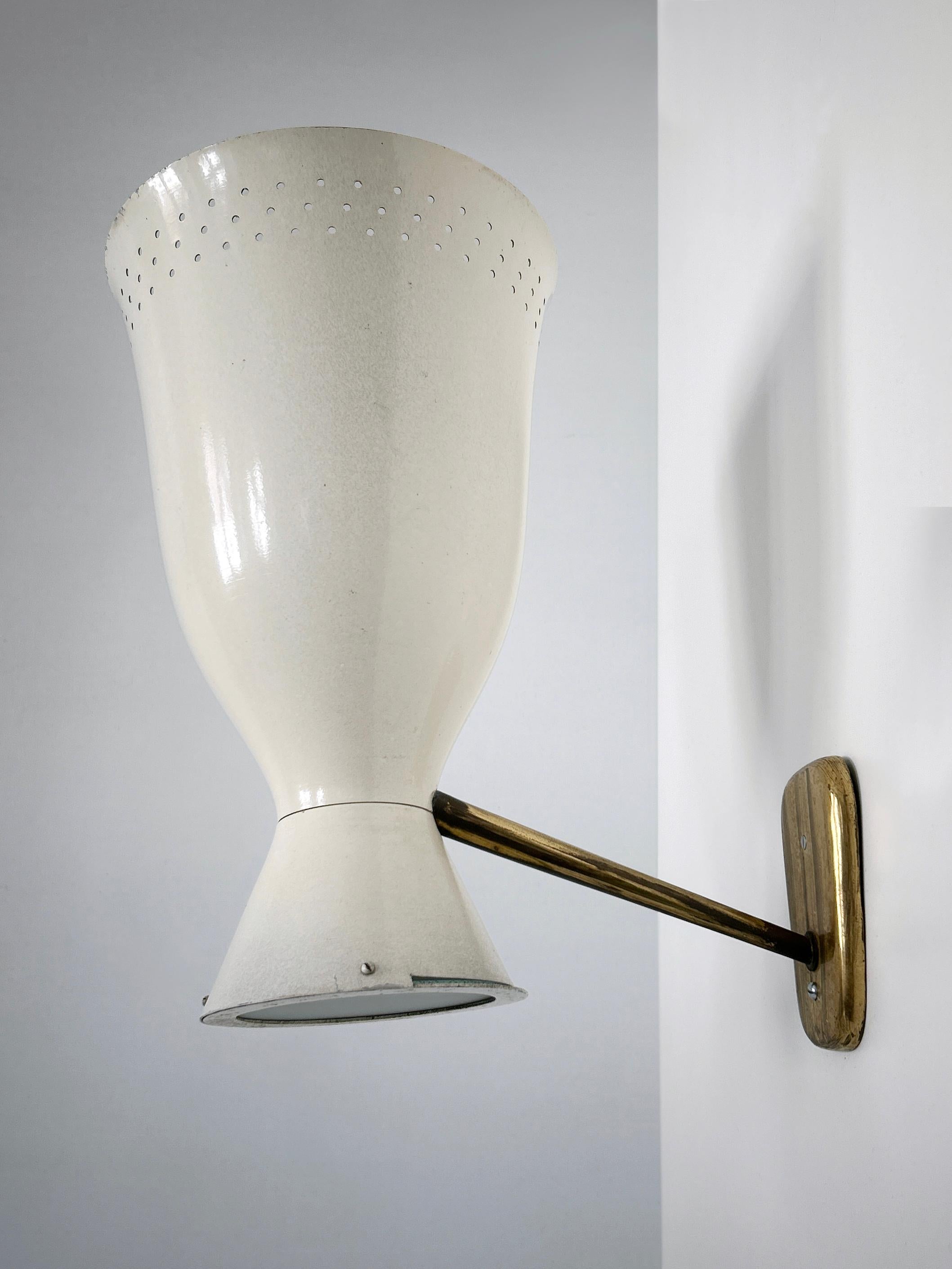 Excepcionales y grandes candelabros o apliques diábolo de mediados de siglo Alemania Años 50 en venta 6