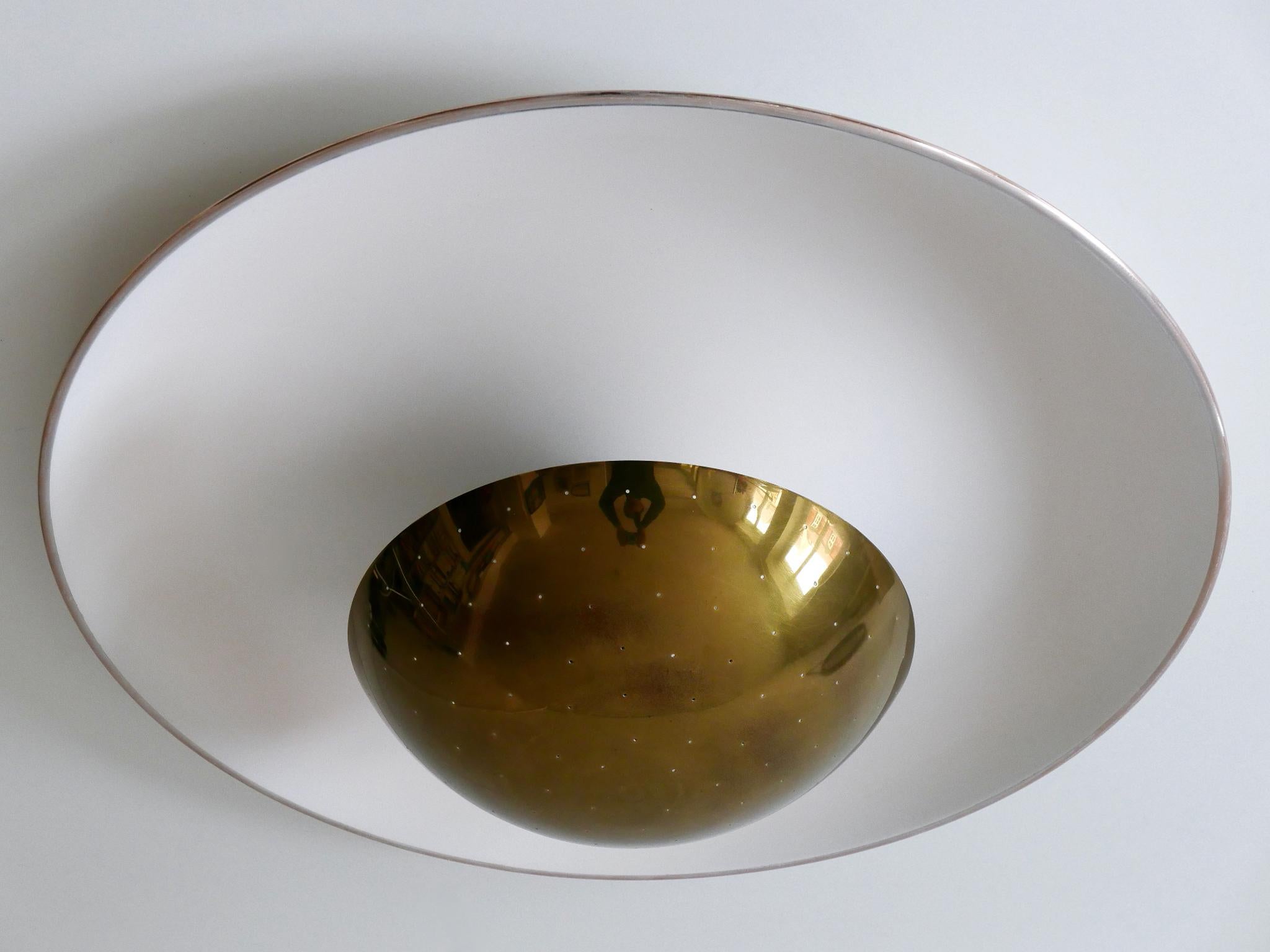 Exceptional & Large Mid Century Modern Flush Mount or Sconce Germany 1960s For Sale 8