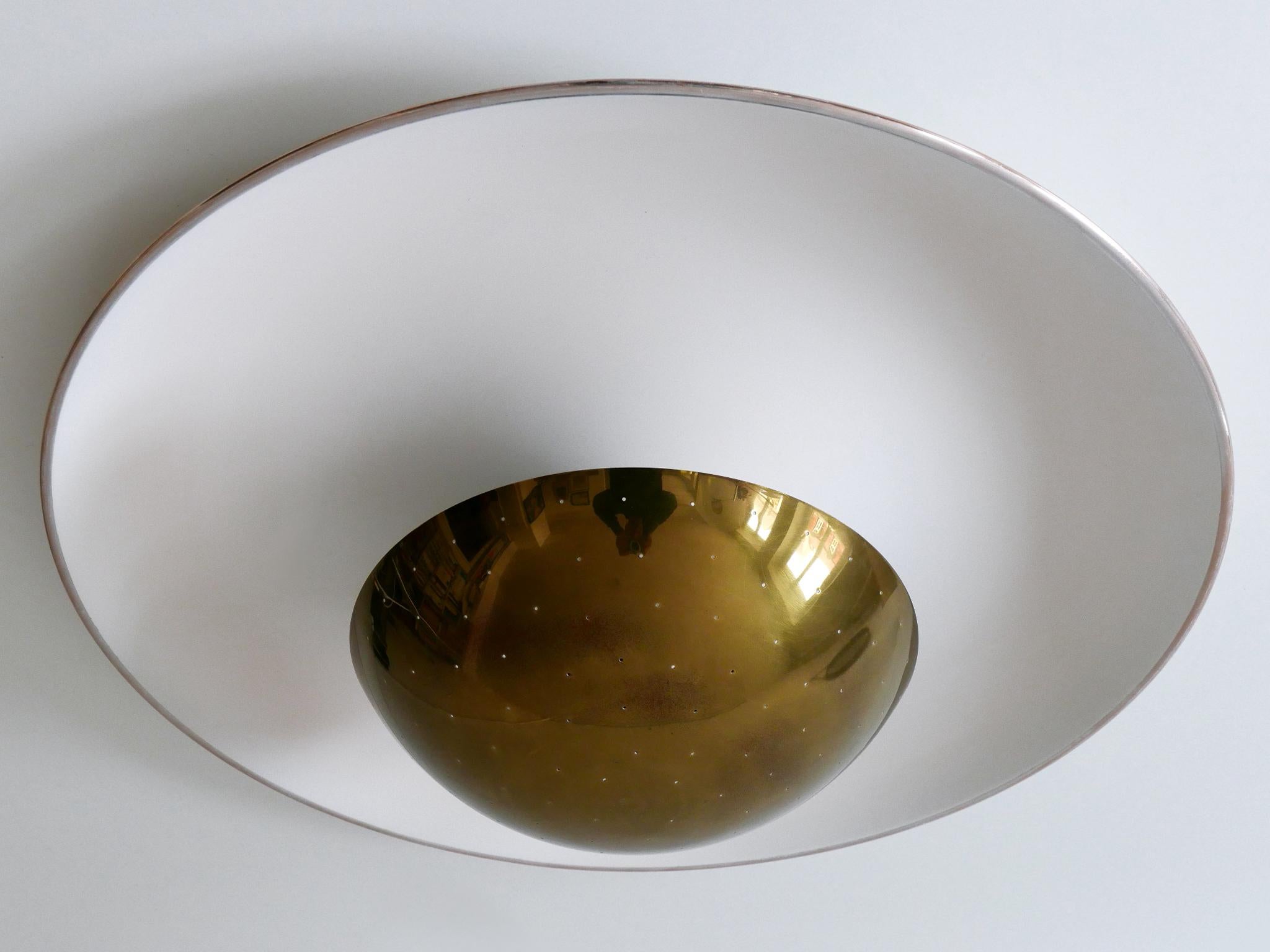 Exceptional & Large Mid Century Modern Flush Mount or Sconce Germany 1960s For Sale 9