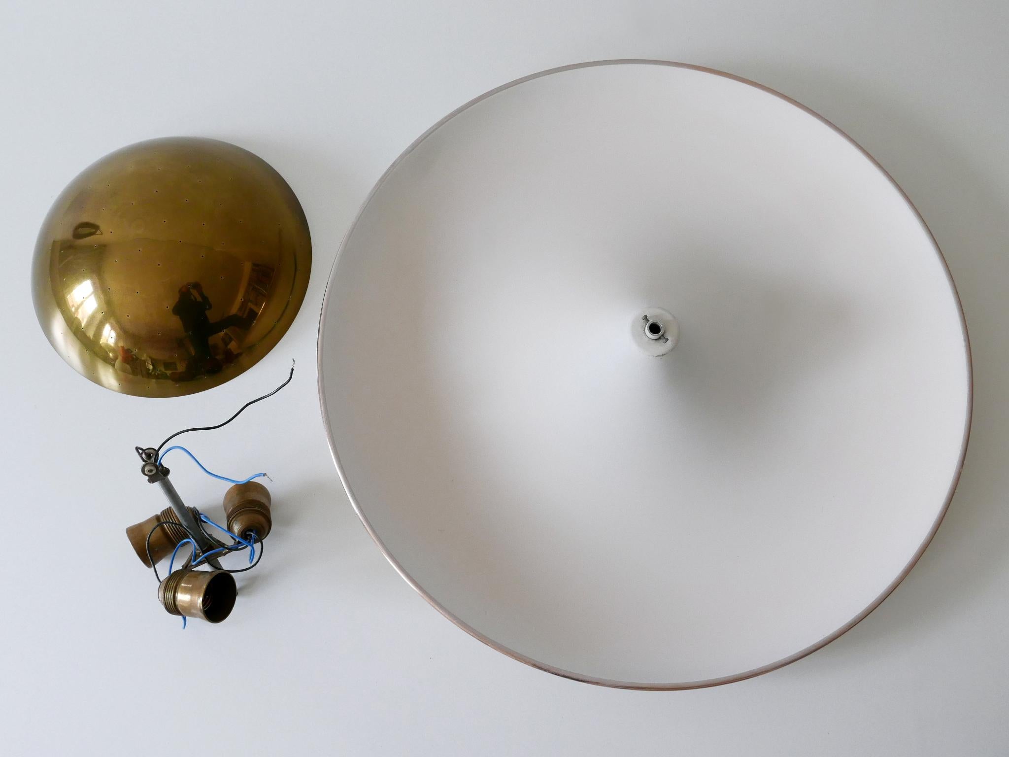 Exceptional & Large Mid Century Modern Flush Mount or Sconce Germany 1960s For Sale 12