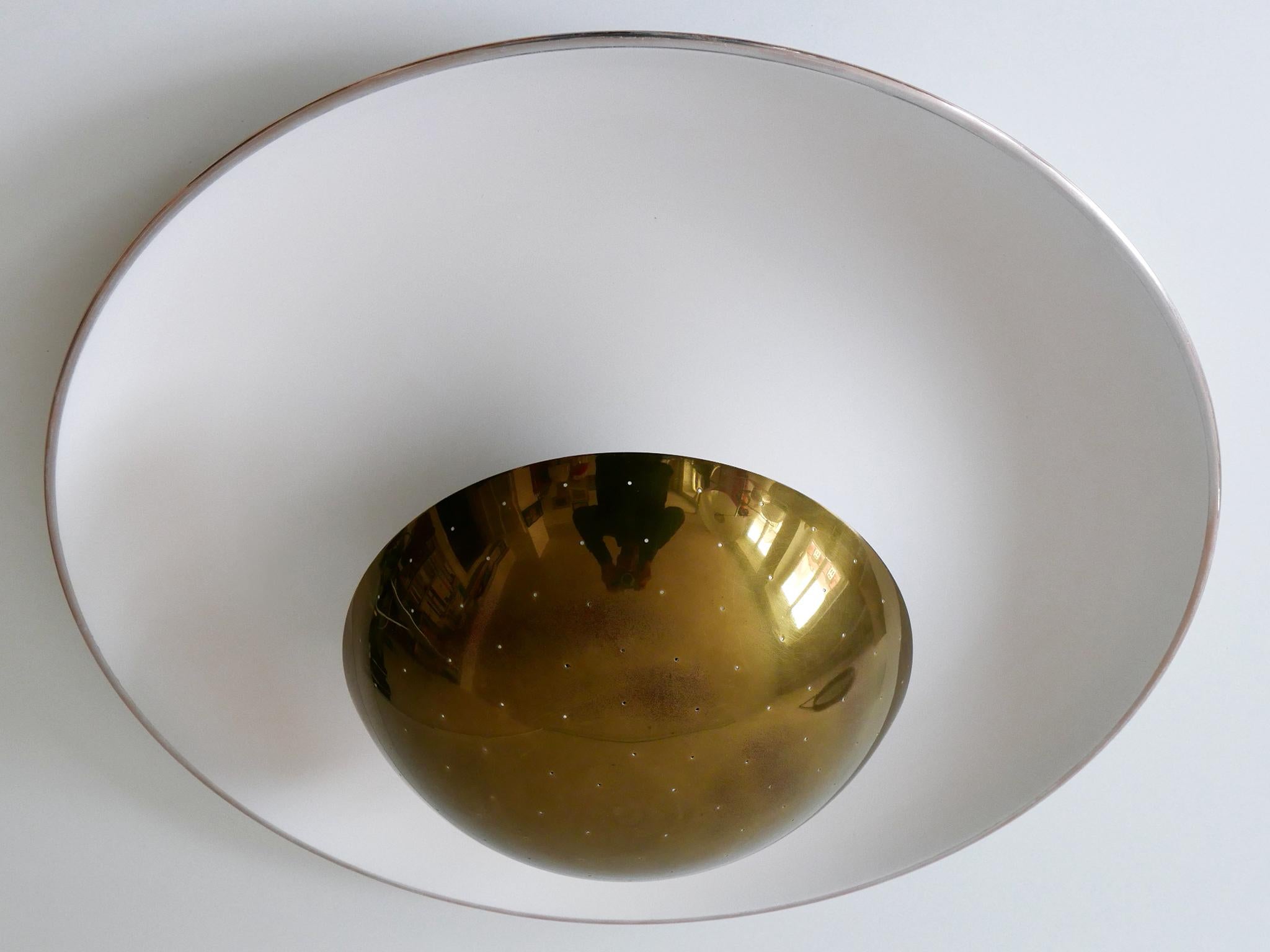 Exceptional & Large Mid Century Modern Flush Mount or Sconce Germany 1960s In Good Condition For Sale In Munich, DE