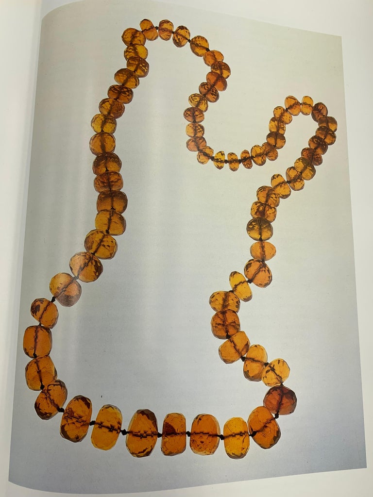 Collier Ancien En AMBRE Baltique Perles Facettées - 84 Cm, 120 G, Occasion Authentique