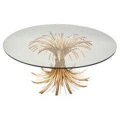 Used Exceptional Large Round Low Table. Similar table at Coco Chanel’s appartement. 