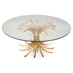 Grande table basse ronde exceptionnelle. Table similaire dans l'appartement de Coco Chanel. 