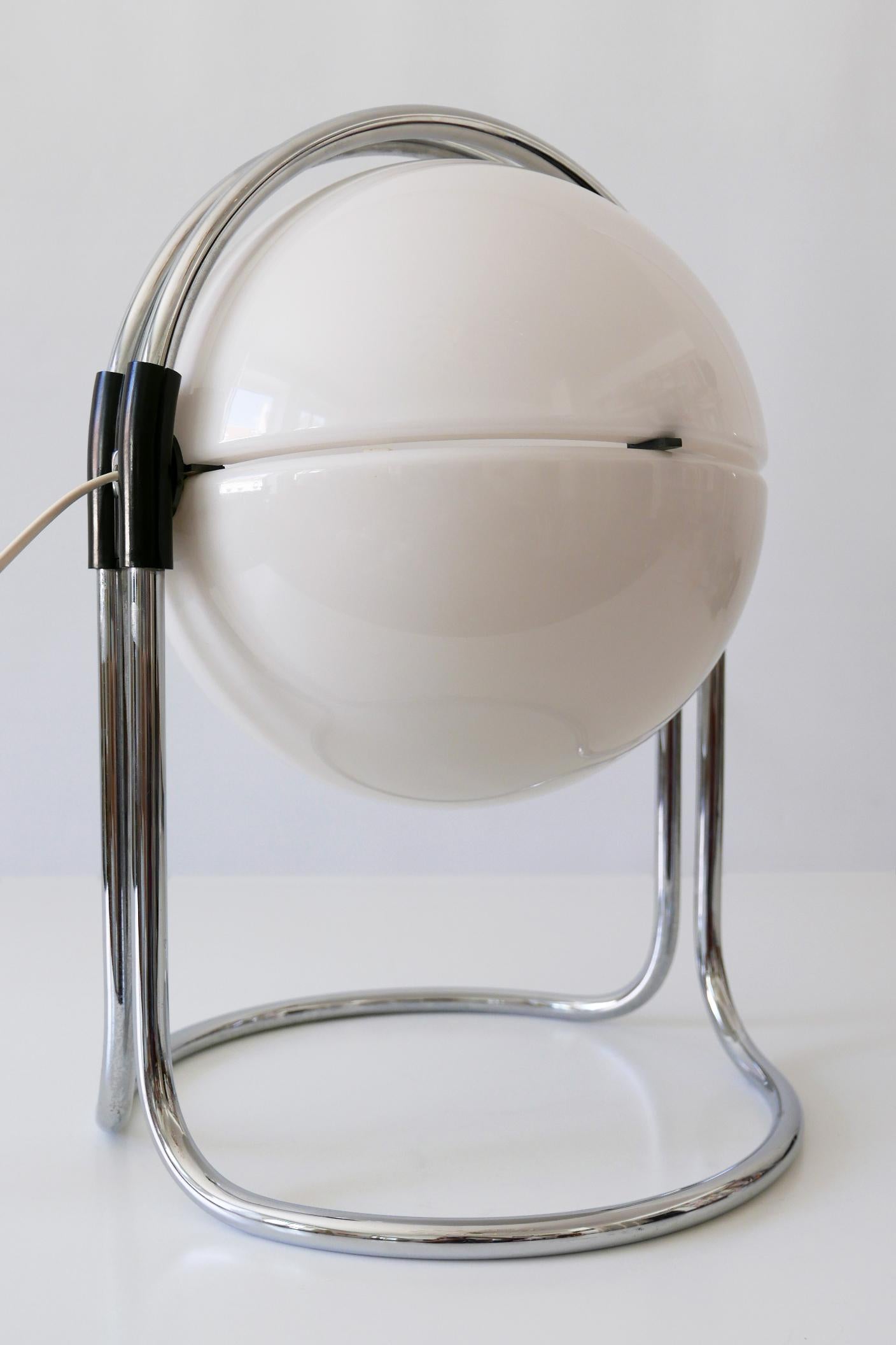 Exceptionnelle et grande lampe de table d'Andre Ricard pour Metalarte Spain 1967 Bon état - En vente à Munich, DE