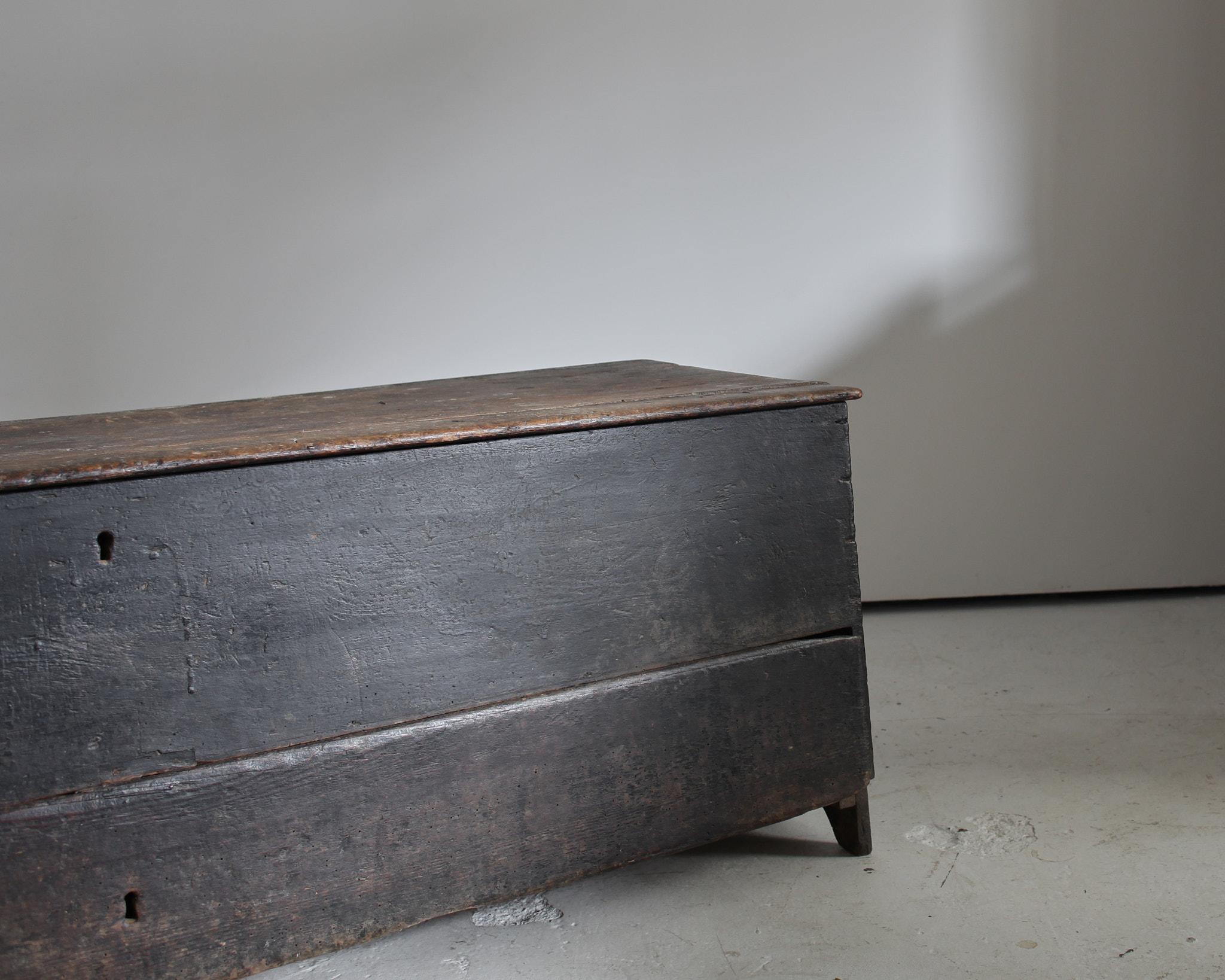 Exceptional Late 18Th C. Catalan Mountain Coffer/Hall Bench Wabi Sabi  4