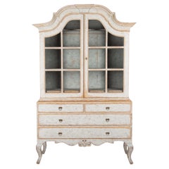Exceptional Late 18th Century Swedish Rococo Vitrine