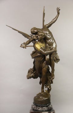Exceptional Late 19th Century Bronze “Gloria Victis” by Mercié and Barbedienne