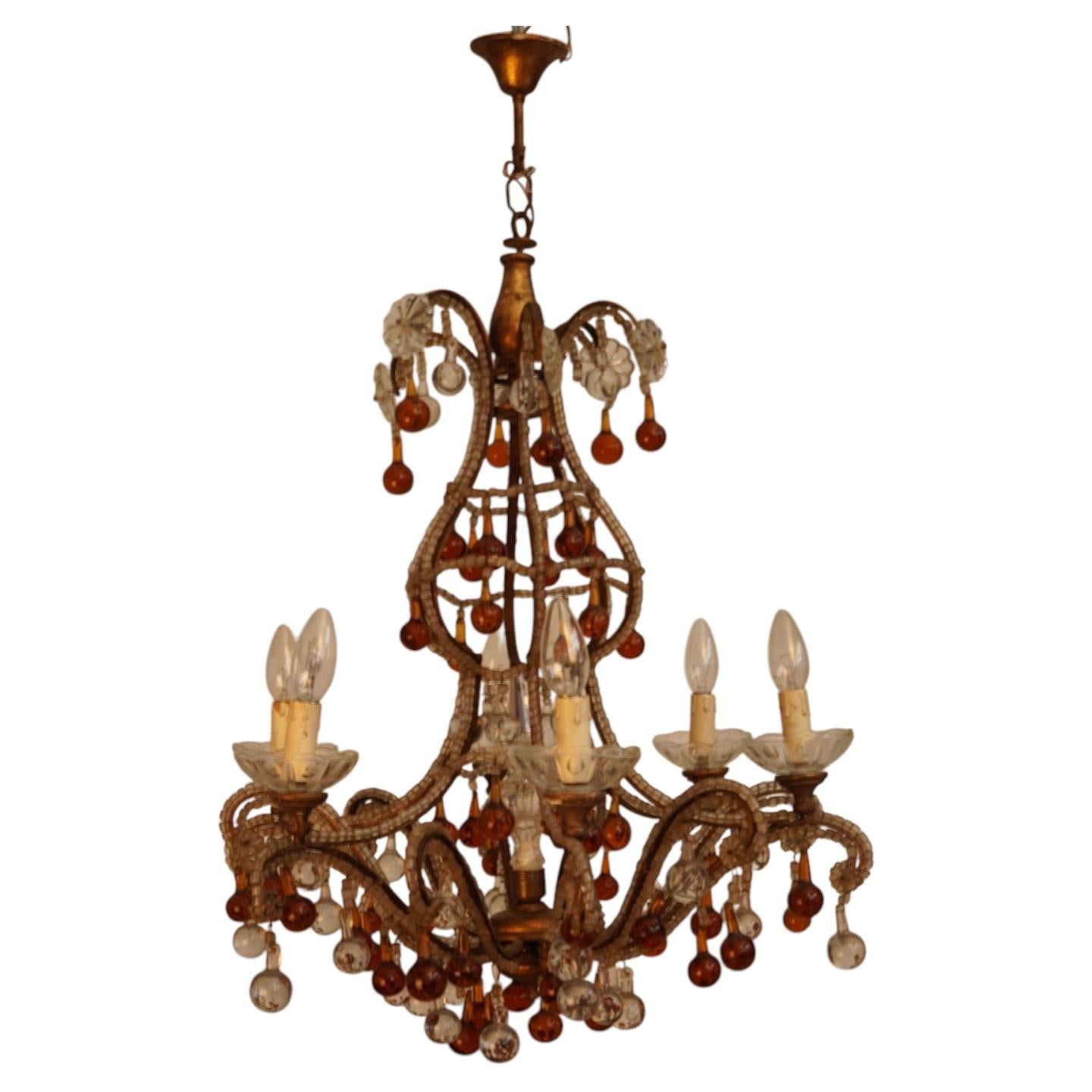 Exceptional late 19th-century Murano chandelier For Sale