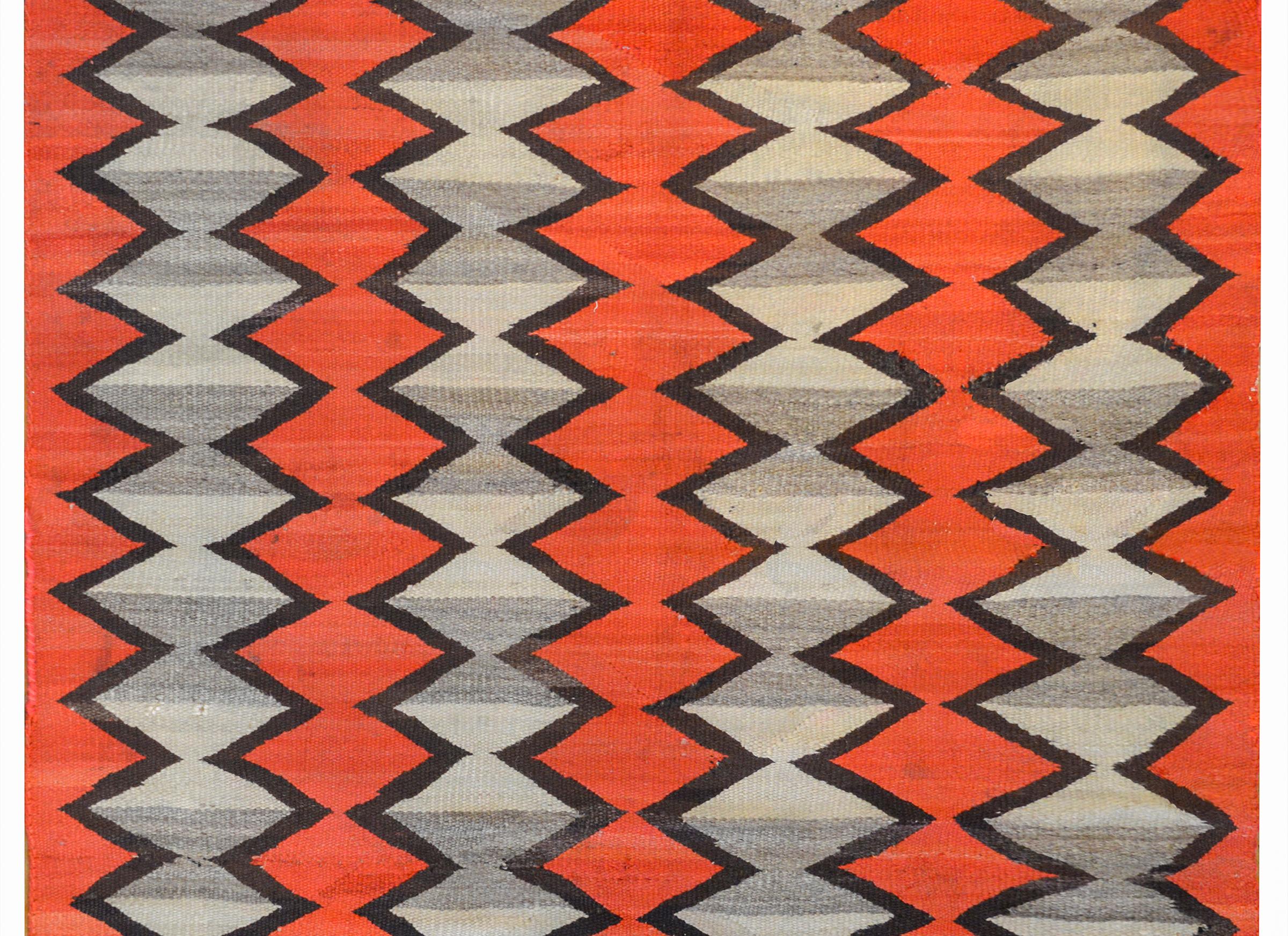 Exceptional Early 20th Century Navajo Rug 2