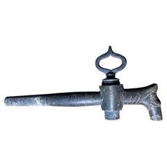 Exceptional Late Gothic Bronze Castle Fountain Tap, France, ca. 1480-1520