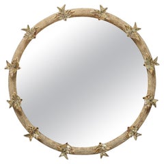 Exceptional Line Vautrin 'Aux Alouettes' mirror"