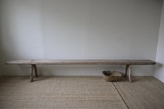 Exceptional long Swedish folk art Bench, circa 1830