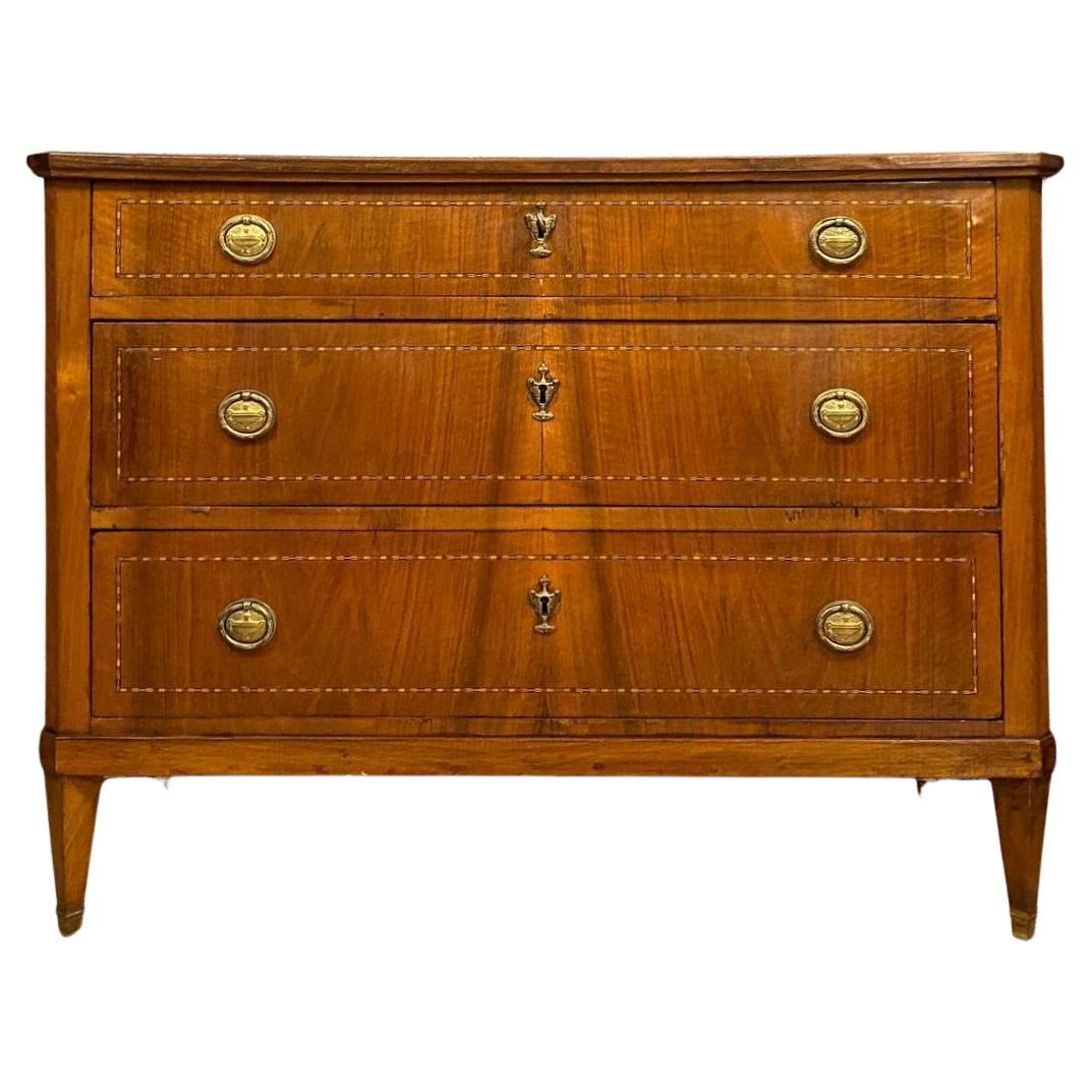 Exceptional Louis XVI Mahogany and Marquetry Commode -1X44