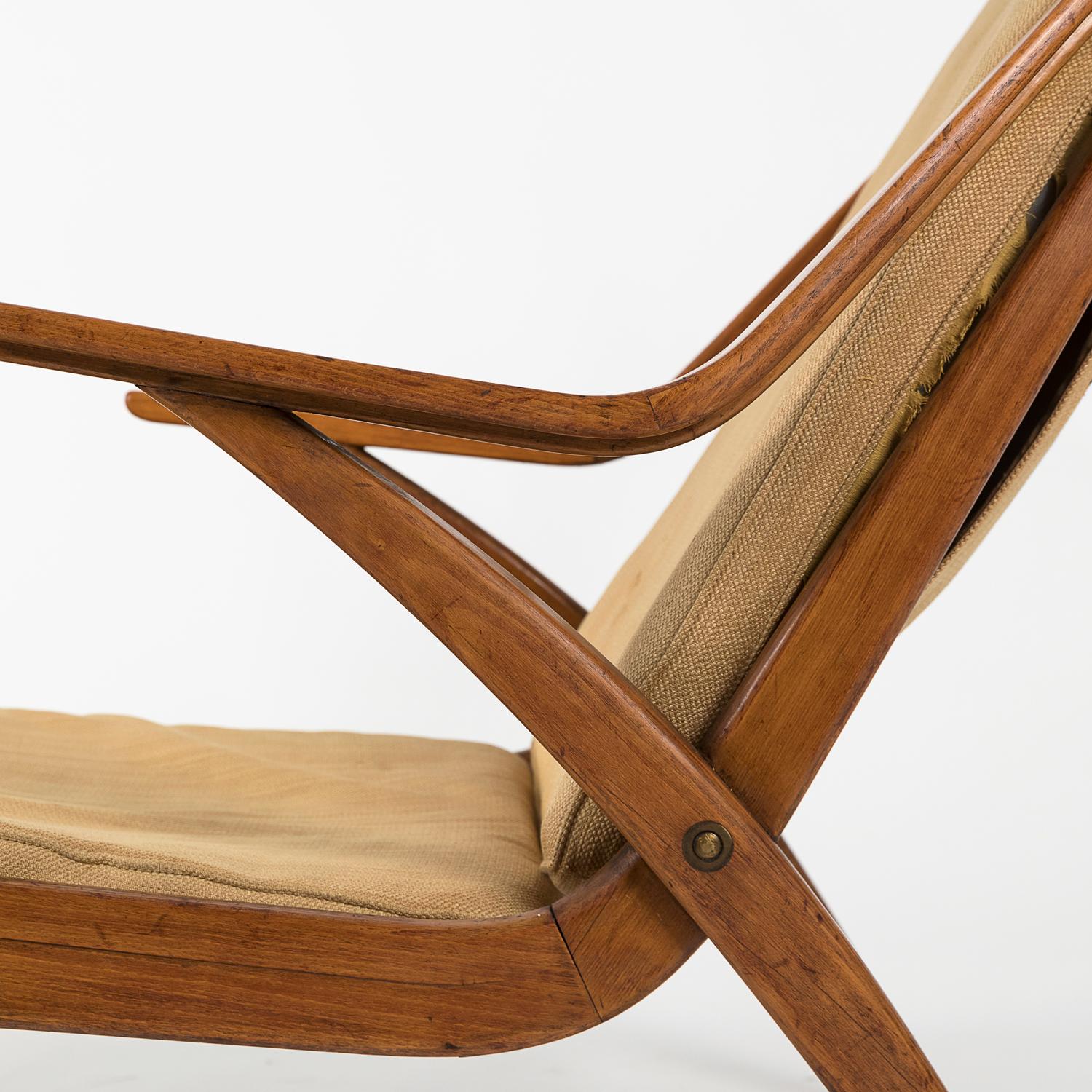 Exceptional Lounge Chair in the Attributed to Augusto Romano, circa 1948 9