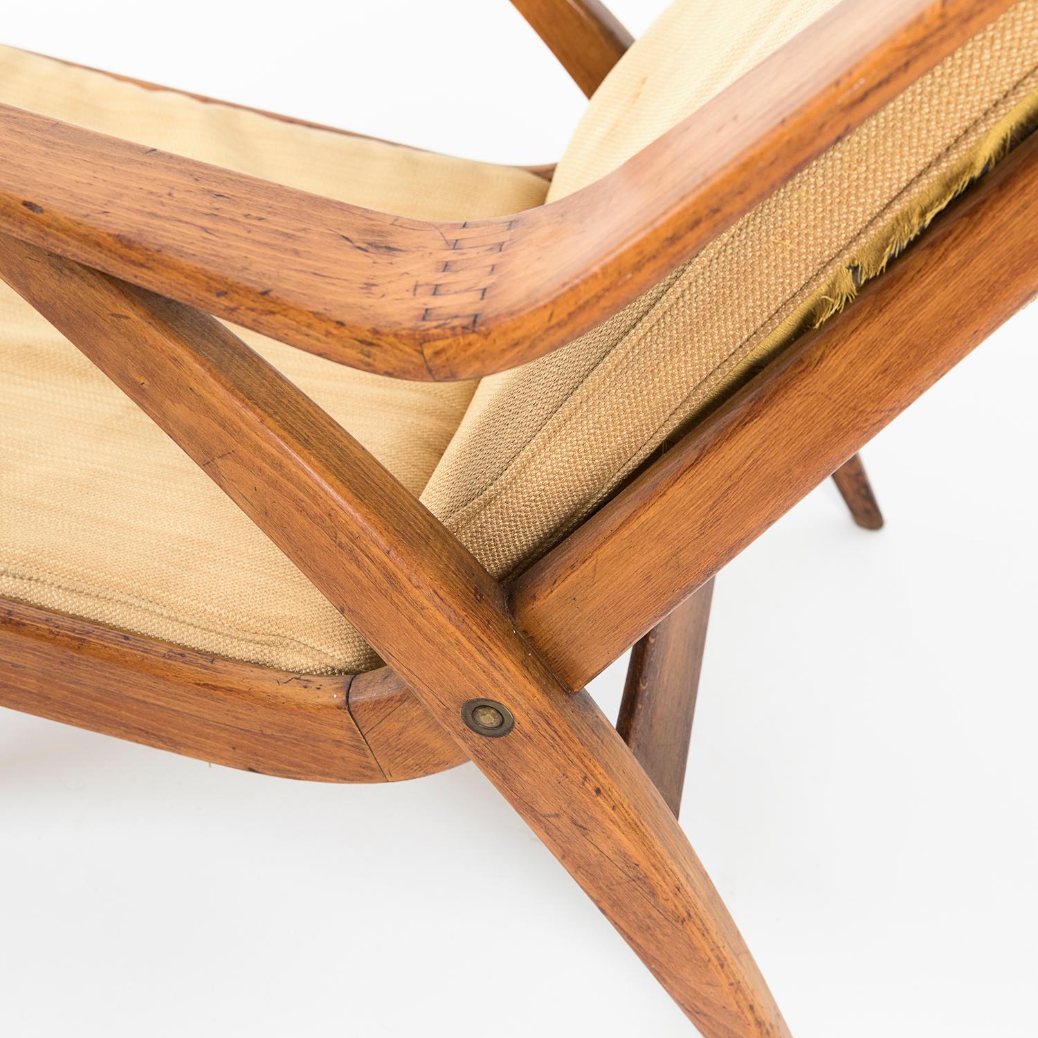 Exceptional Lounge Chair in the Attributed to Augusto Romano, circa 1948 2