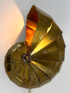 Exceptional & Lovely Mid Century Modern Brass Sconce Natilius Germany 1960s