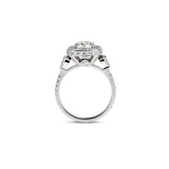 Bague "Manhattan" en or 18 carats, diamant naturel certifié GIA de 1,50 ct VVS2