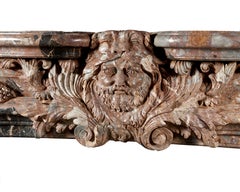 Exceptional marble fireplace in Regency style “ Salon d’Hercule” Versaille.