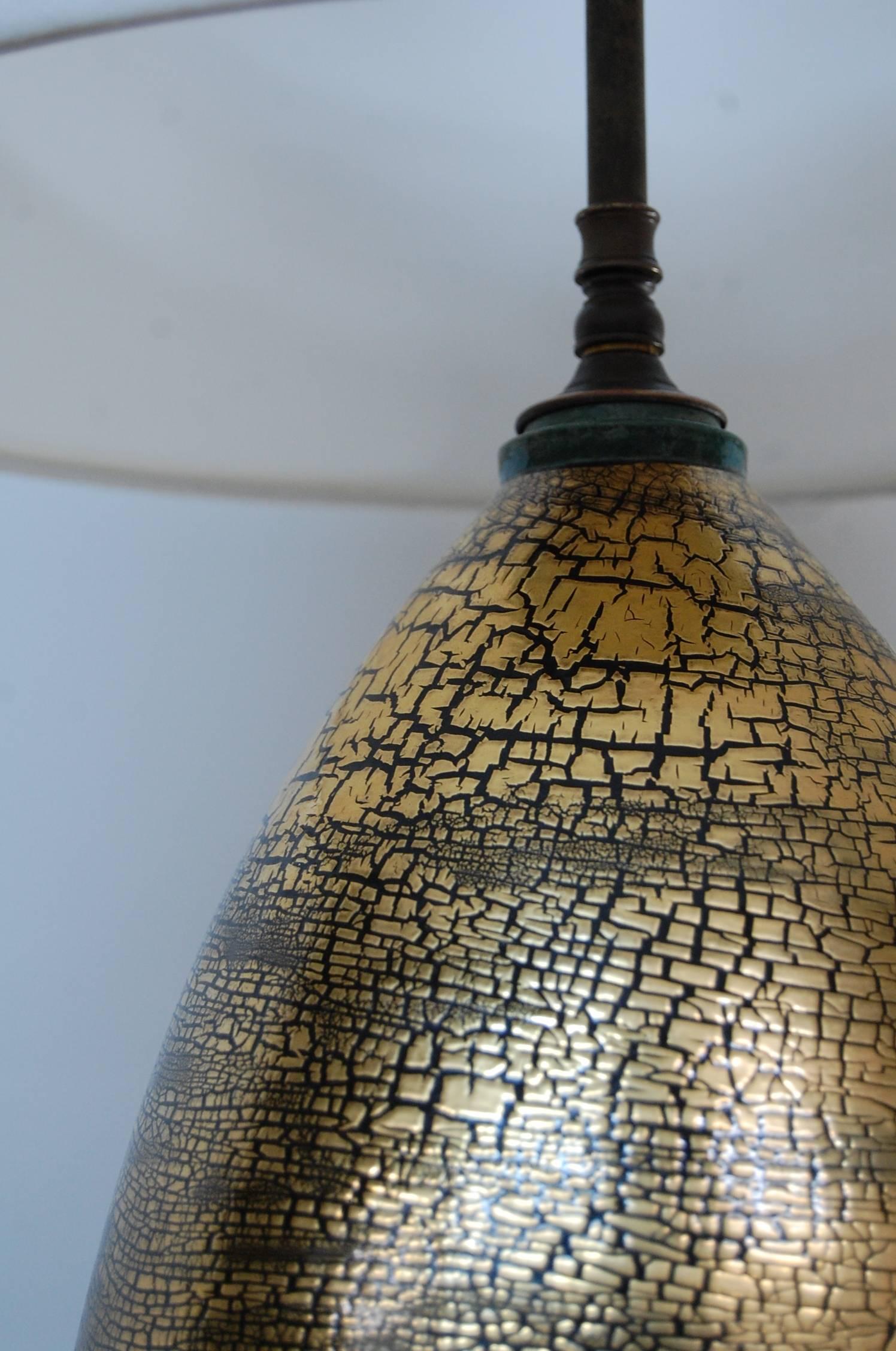 French Exceptional Marcel Guillard Lamp from Paris